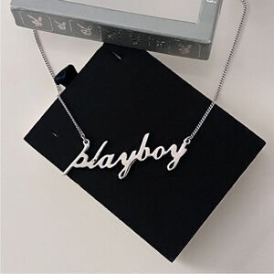 Playboy Y2K Silver Original Necklace With Box​